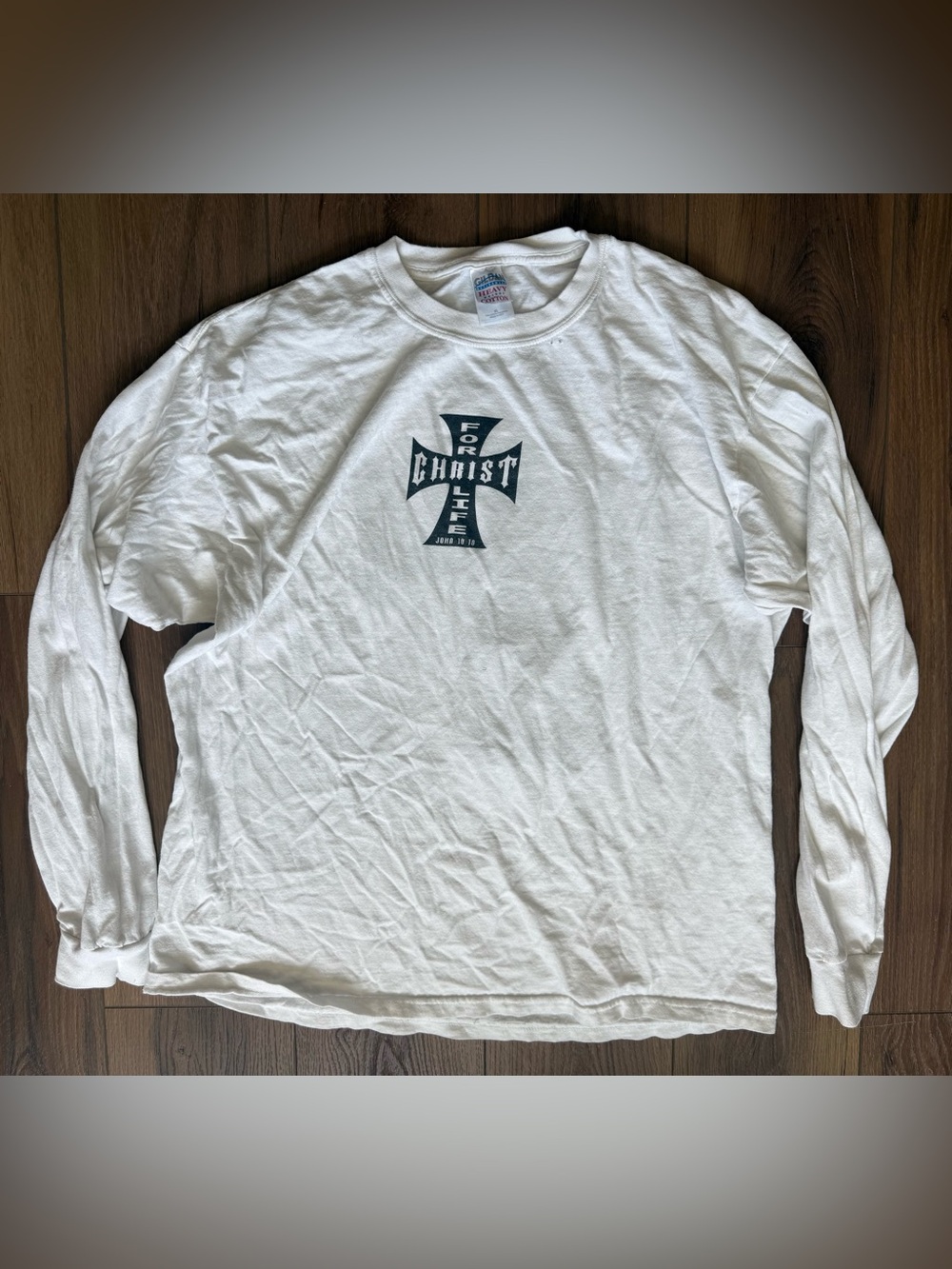 2004 vintage Y2K West coast Choppers Religious Christian Kerusso Long Sleeve XL
